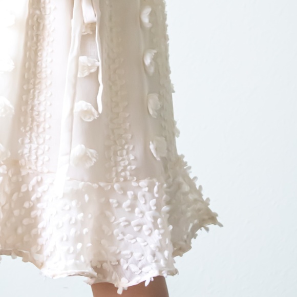 ⭐️NEW⭐️Angeleyes PomPom Long Sleeve Ruffle Dress - Picture 5 of 9